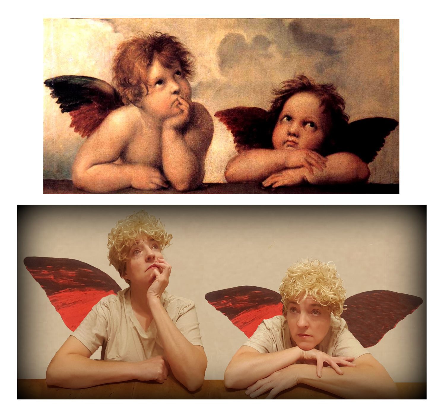 "Cherubs from the Sistine Madonna"